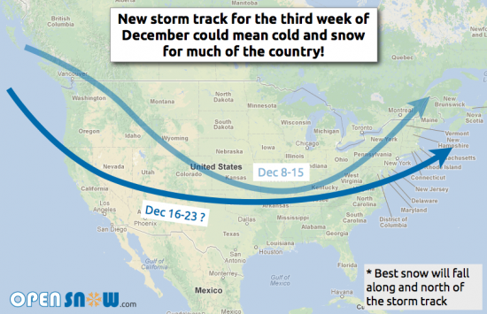 Storm track to flatten and bring snow to California, Utah, Colorado, others