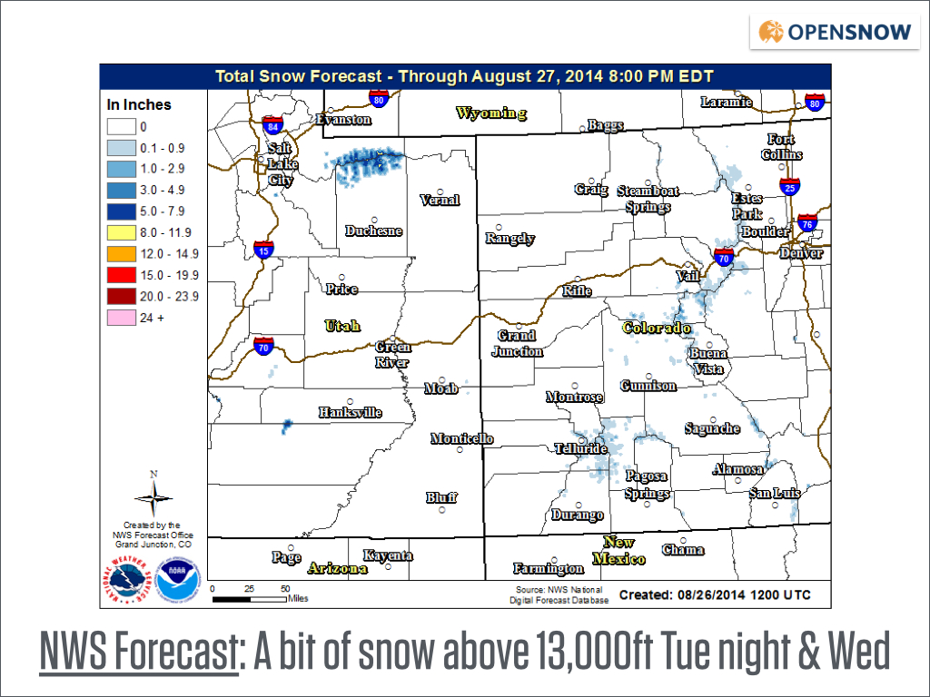 colorado snow over higher peaks