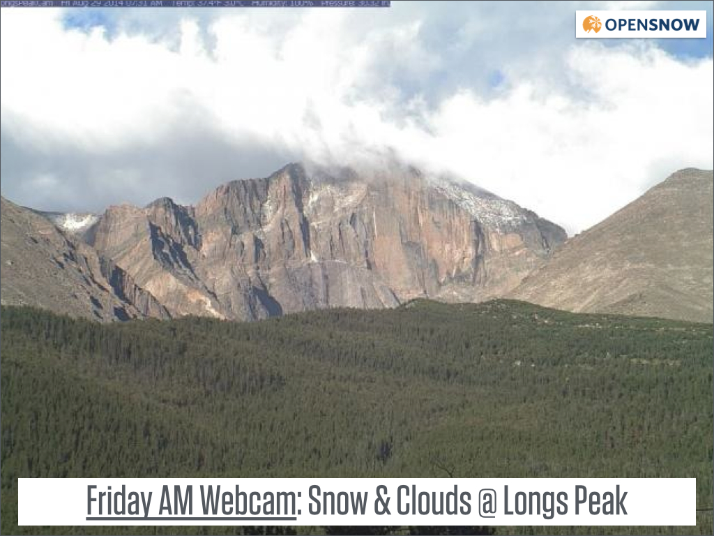 longs peak snow webcam