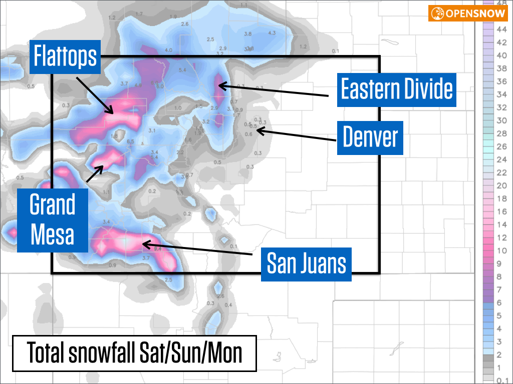 colorado snow forecast