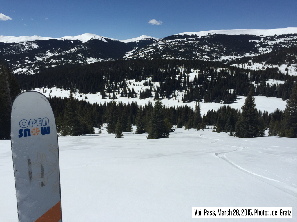 Colorado Snow Forecast - Vail Pass Corn Snow
