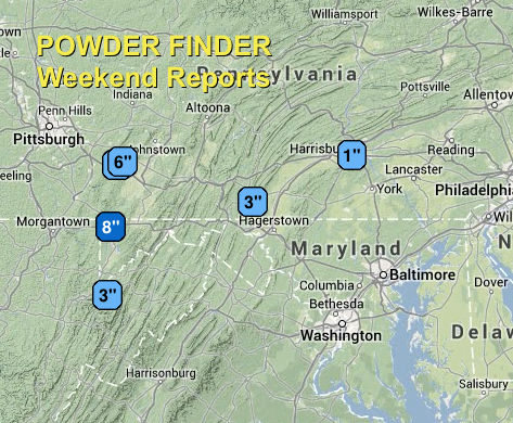 Weekend Snow Reports