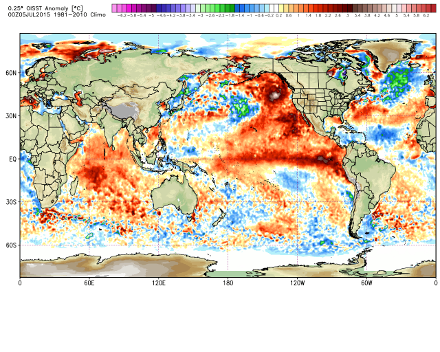 current sst anomaly