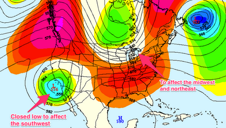 snow forecast map